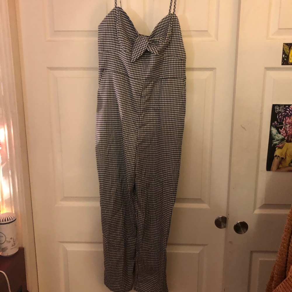2 for $15🌙forever 21 gingham jumpsuit